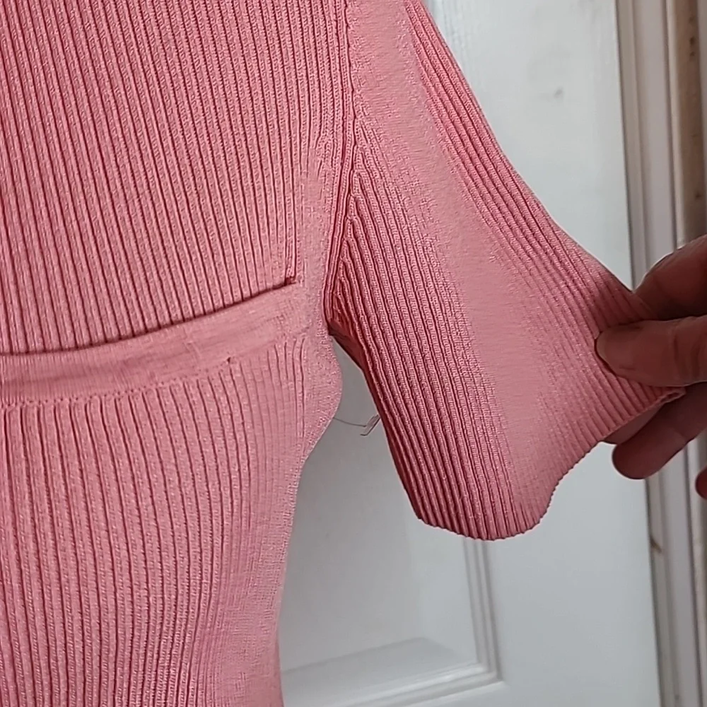 Zara Ribbed Spring Sweater - Picture 3 of 9